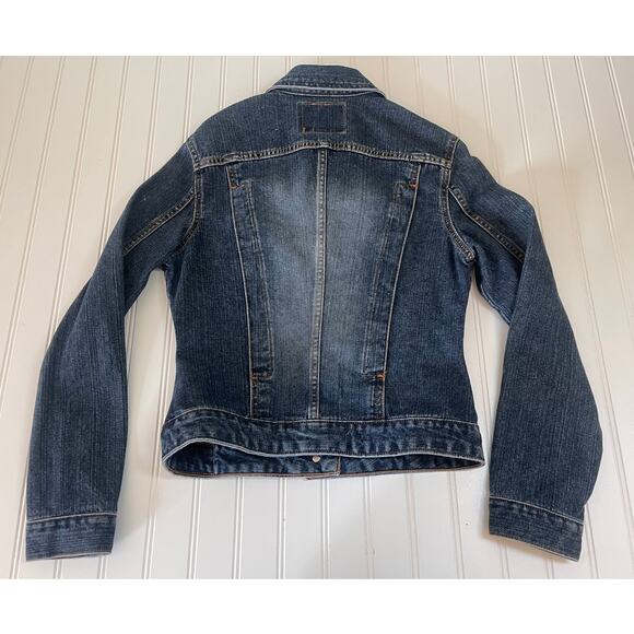 Vintage Guess Medium Wash Jean Denim Jacket - Size Women's Small - Picture 6 of 7